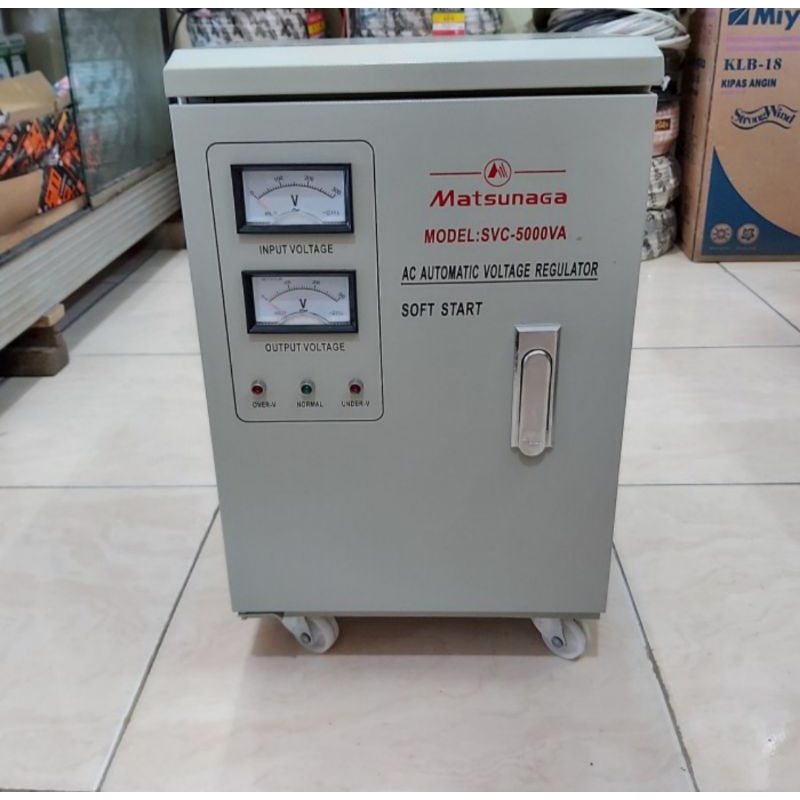 Stabilizer Listrik MATSUNAGA 5000Wat 5000VA 5000Watt