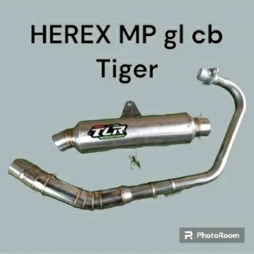 KNALPOT RACING TLR FULSET TINGGAL PASANG KHUSUS MP GL TIGER CB