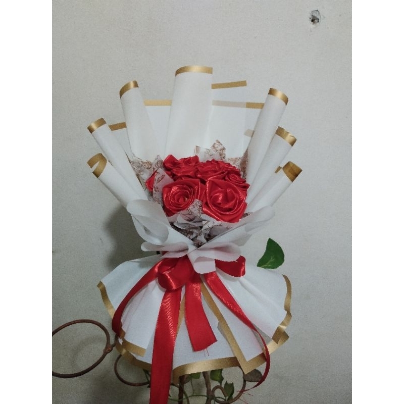 

Buket Bunga Pita Satin