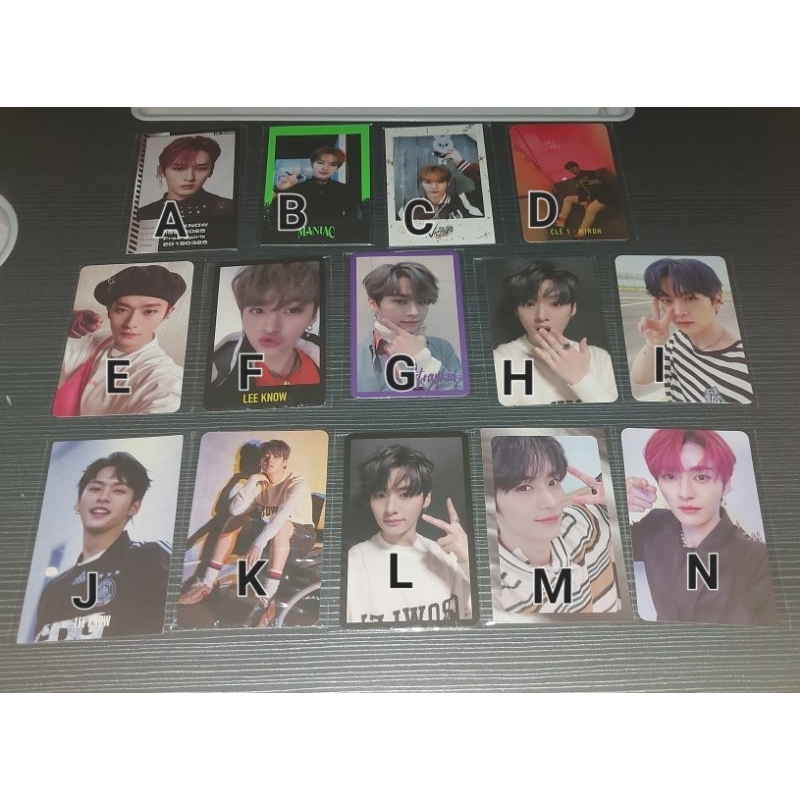 Photocard/PC OFFICIAL Lee Know Stray Kids || Baca Deskripsi