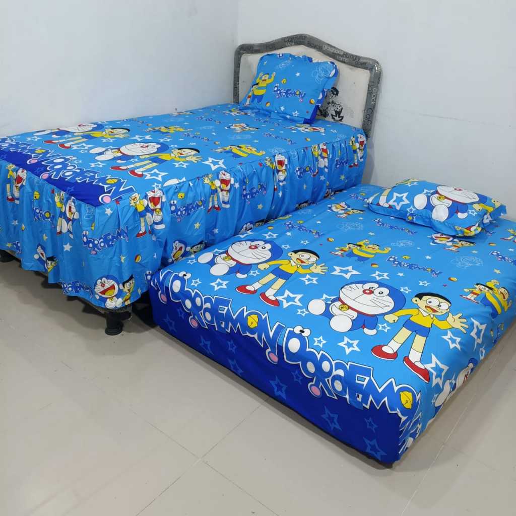 Sprei Bed Sorong 2 in 1 / Sprei Double / Sprei Rumbai
