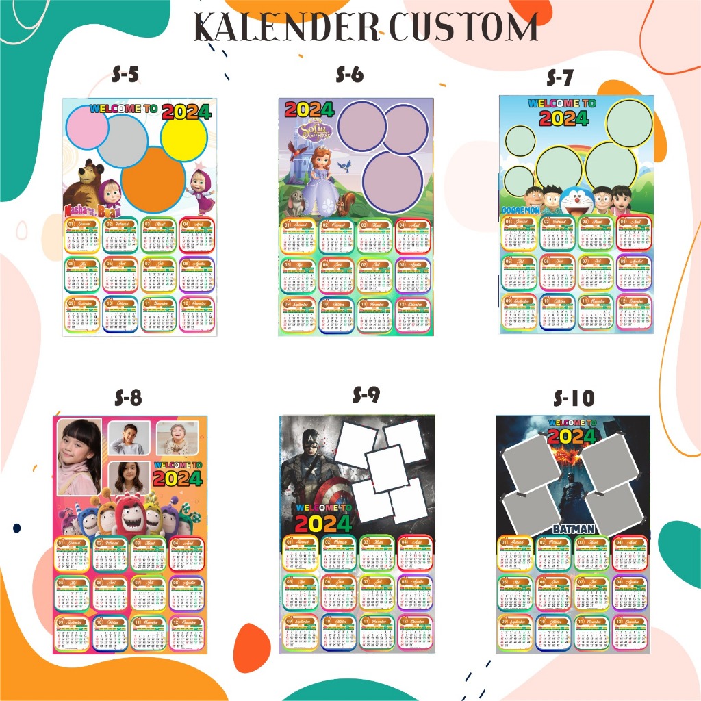 

Kalender 2024 Custom murah Suka Suka