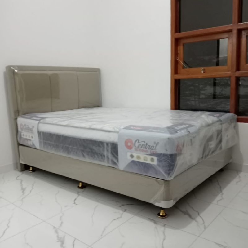 Dipan Springbed Minimalis 160 | Springbed Elite Serenity Dipan Sandaran | Dipan Ukuran 160 x 200