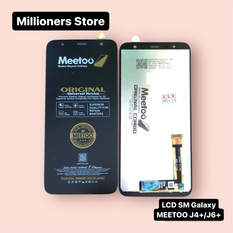 LCD Samsung Galaxy J4 Plus / J6 Plus Original MEETOO LCD Touchsreen J410 Plus / J610 Plus