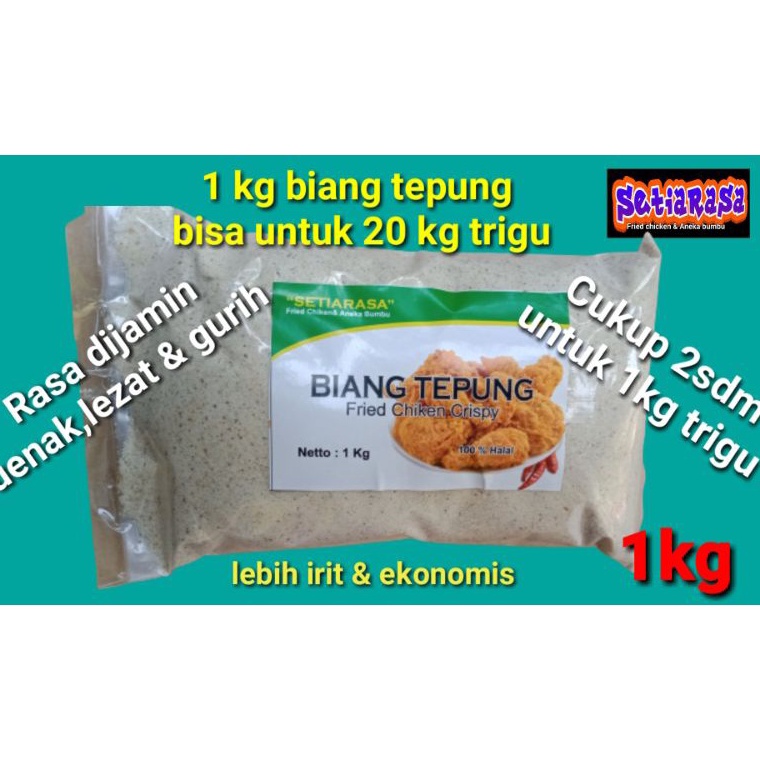 

PNIUI BIANG TEPUNG FRIED CHICKEN 1KG lbpey