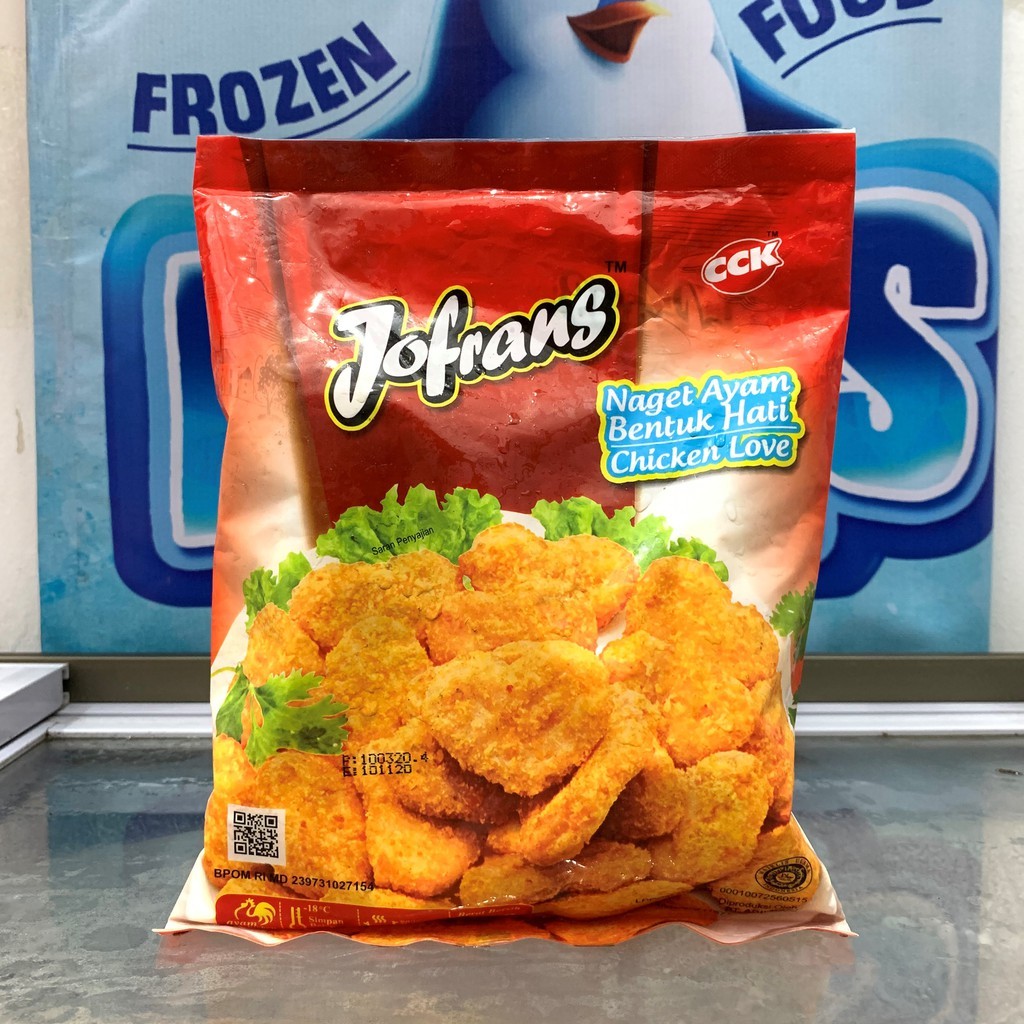 

Jofrans Naget Ayam 225 GRAM | NUGGET AYAM ENAK BENTUK HATI