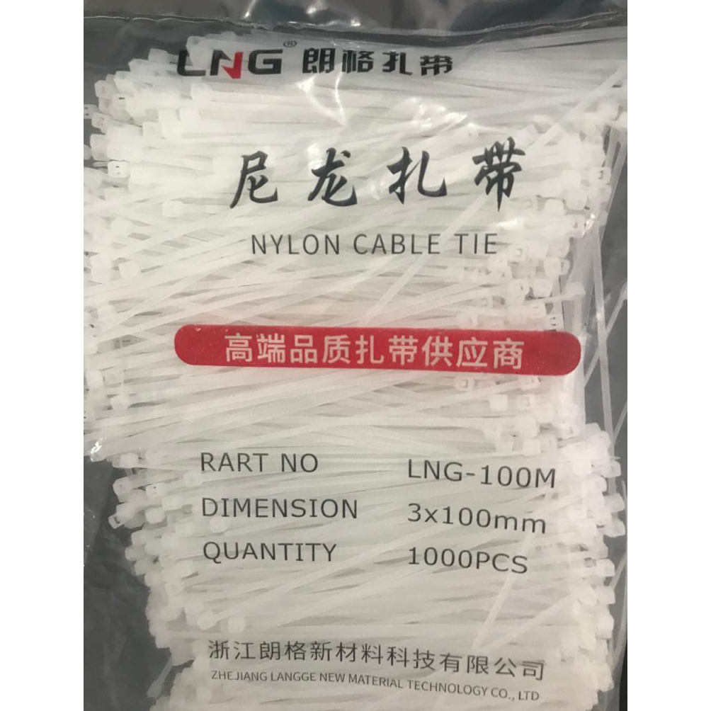 

Murah Banget.. Kabel Ties 10 cm / Kabel Tis 3x100mm ISI 1000 PCS 8KL