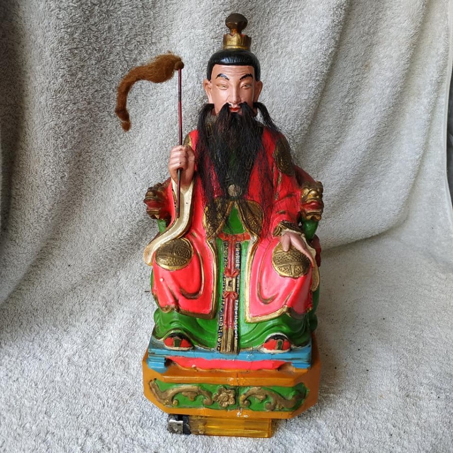Pajangan Patung Kayu Wangi Maha Dewa Tai Shang Lao Jun
