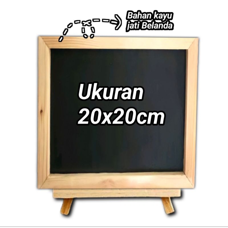 

PAPAN TULIS KAPUR 20x20CM | FREE 1 KAPUR! | PAPAN TULIS HITAM | PAPAN TULISAN | PAPAN TULIS CAFE