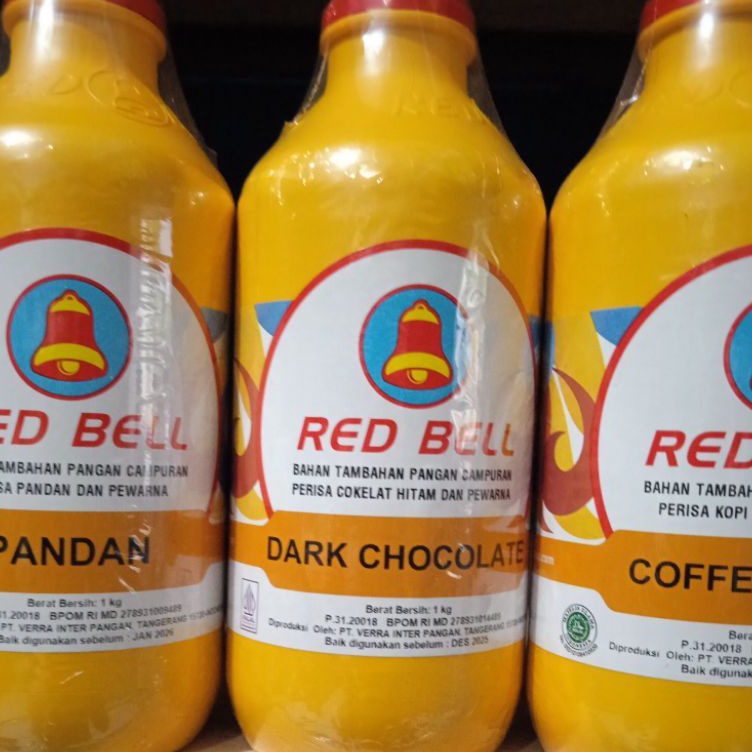 

[KODE PRODUK 6ELZH6446] Red Bell 1kg Pandan Dark Chocolate Coffe Mocca