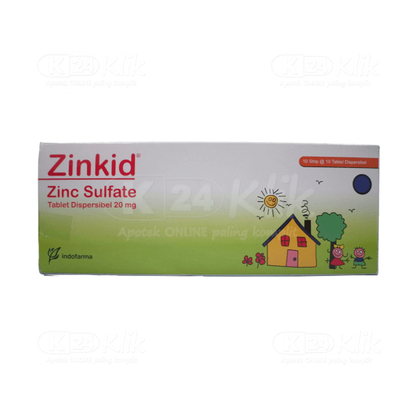 Zinkid 20mg Tablet (per Strip)