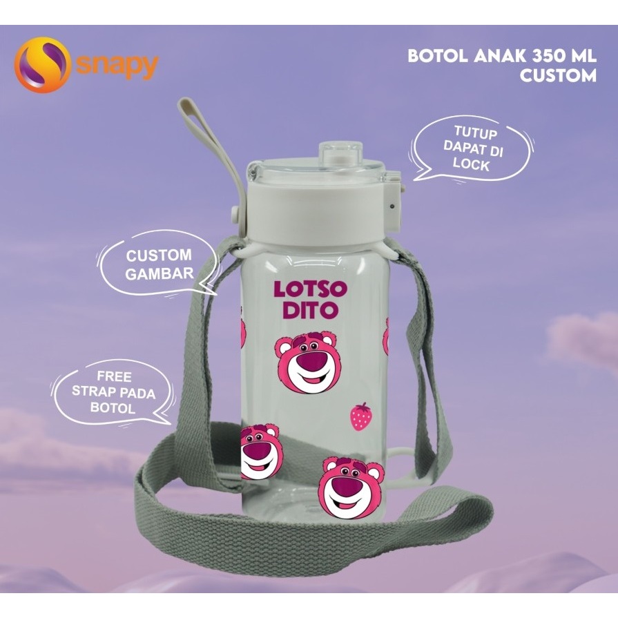 TUMBLER BOTOL MINUM LUNDEE CUSTOM 1 LITER MINION