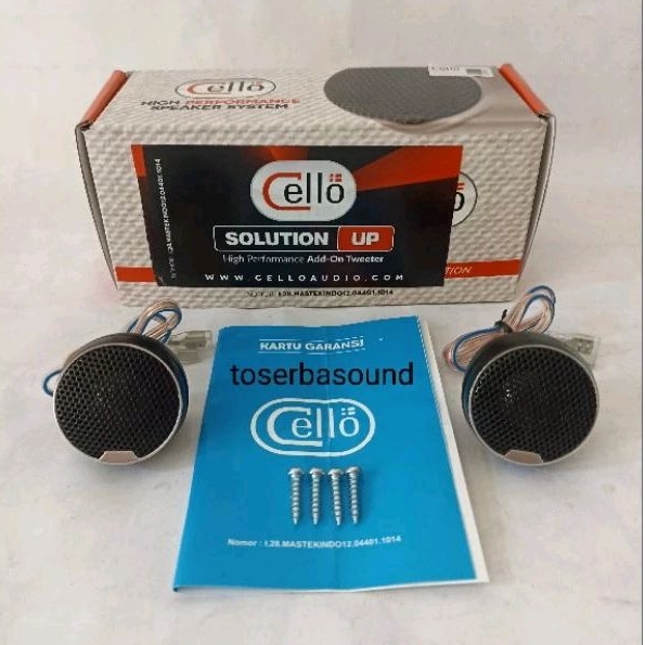 Tweeter Solution UP Cello audio mobil