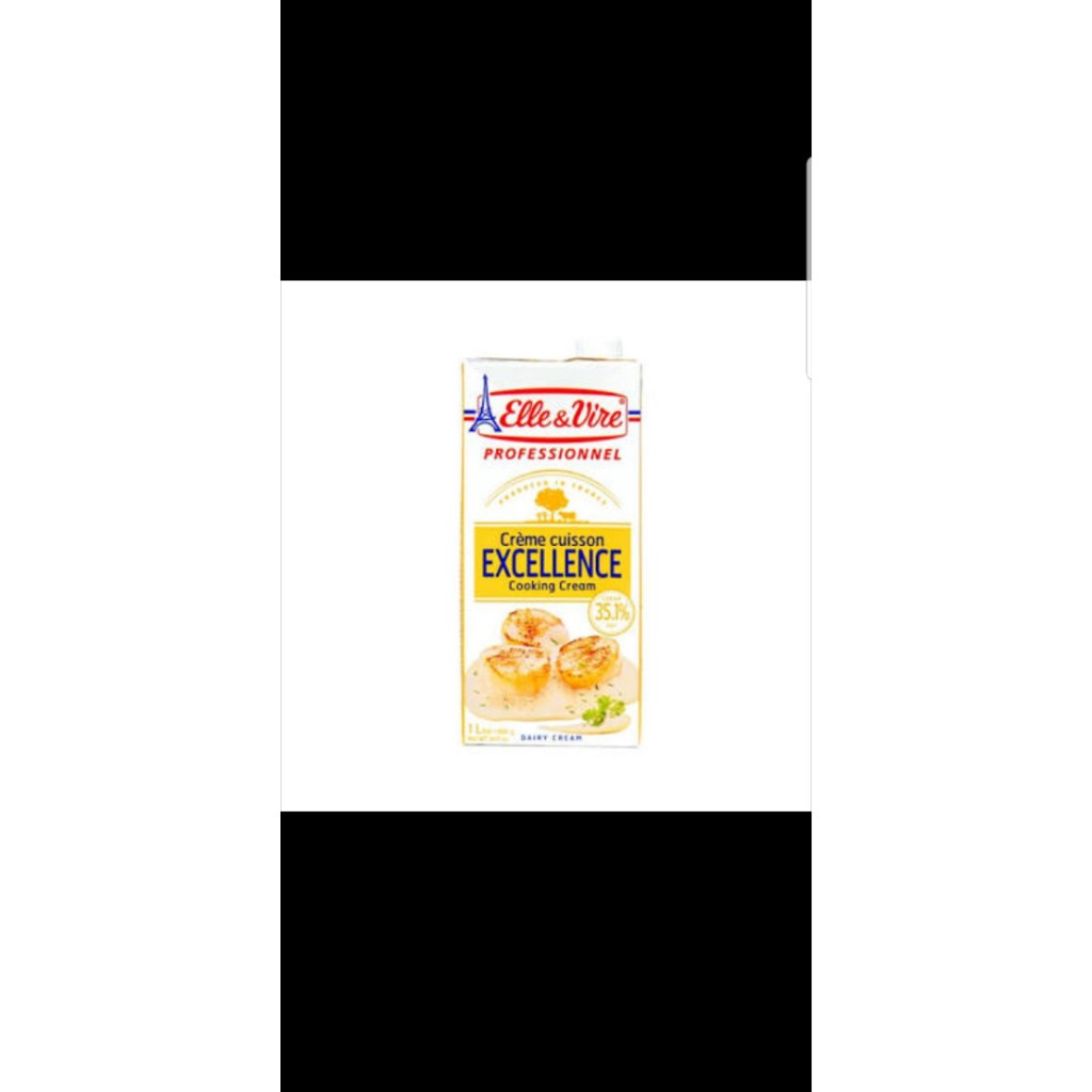 

SALE!! Elle vire cooking cream 1 liter / cream masak cooking elle&vire krim masak 1lt