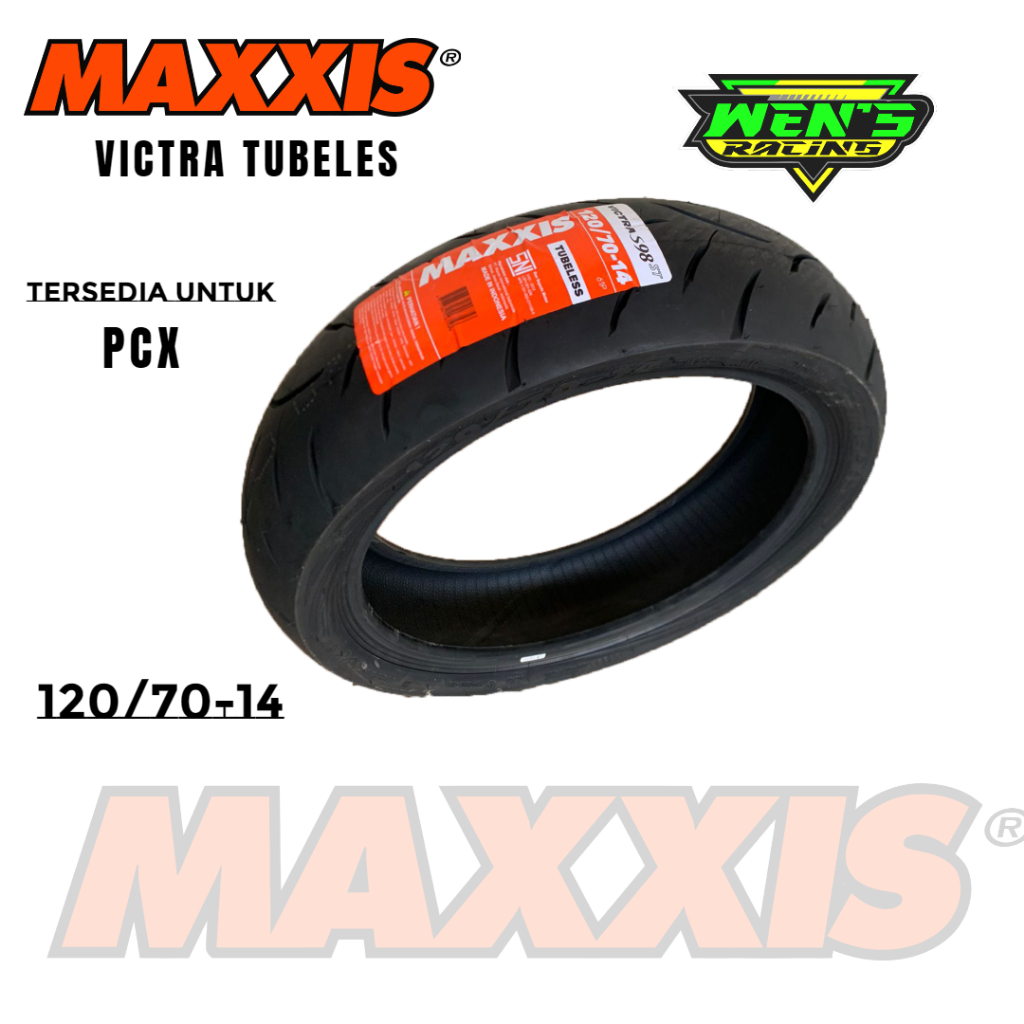 BAN LUAR PCX MAXXIS VICTRA 120/70-14 BAN BELKAANG PCX TUBELES