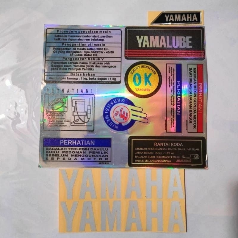 STICKER YAMAHA FIZ R FIZ R HOLOGRAM