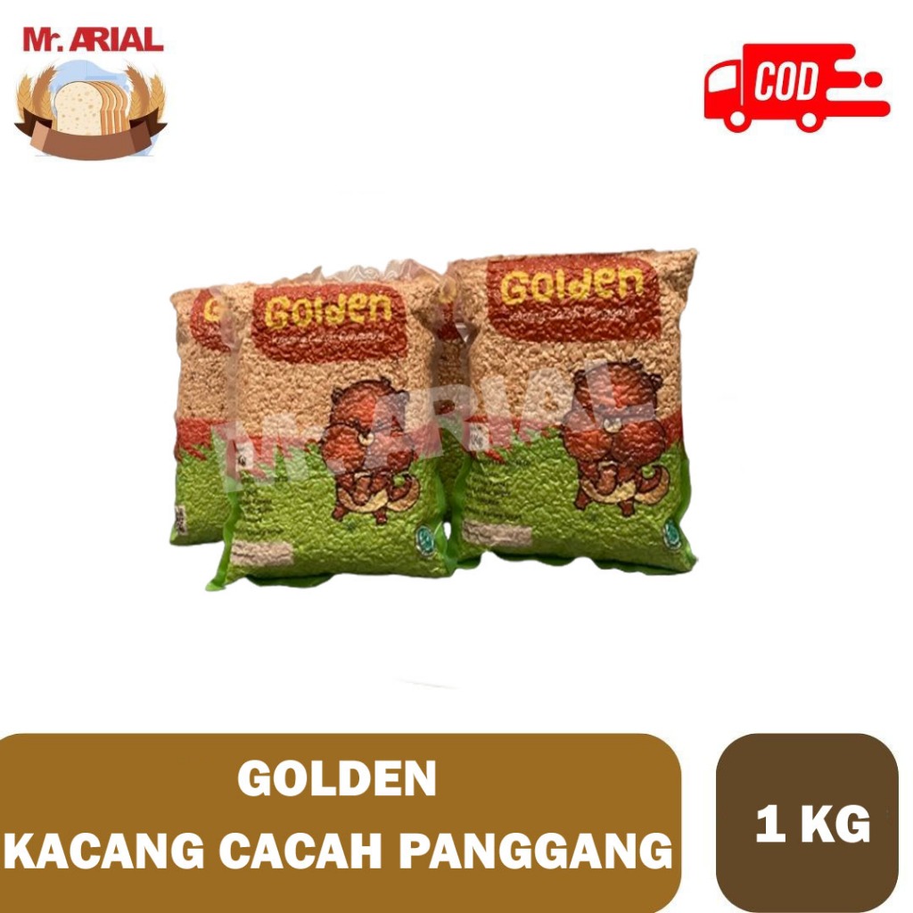 

Kacang Golden Nut 1KG / Kacang Sangrai / Kacang Cacah Panggang