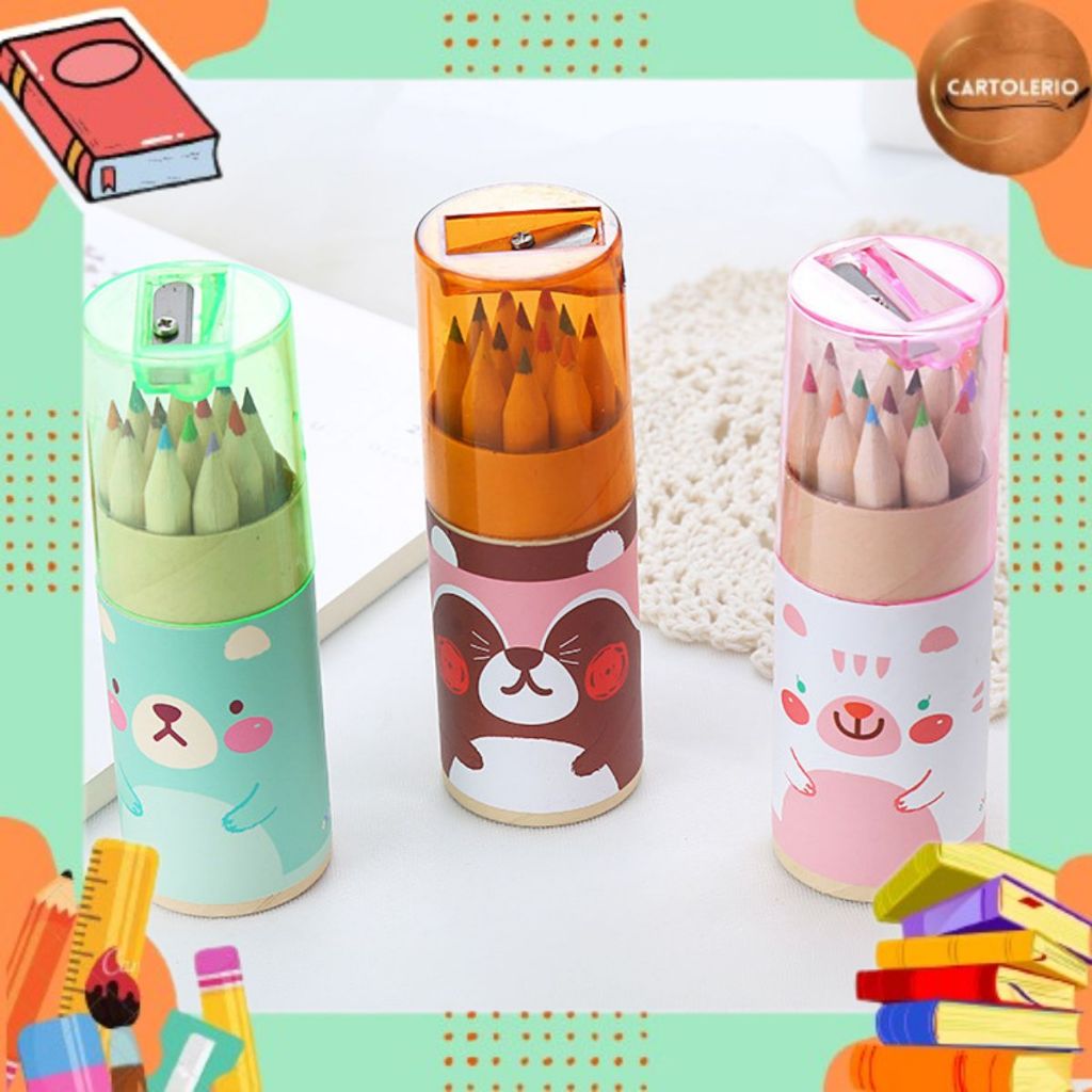 

Pensil Warna Dan Peraut Set 12 Mini S7009