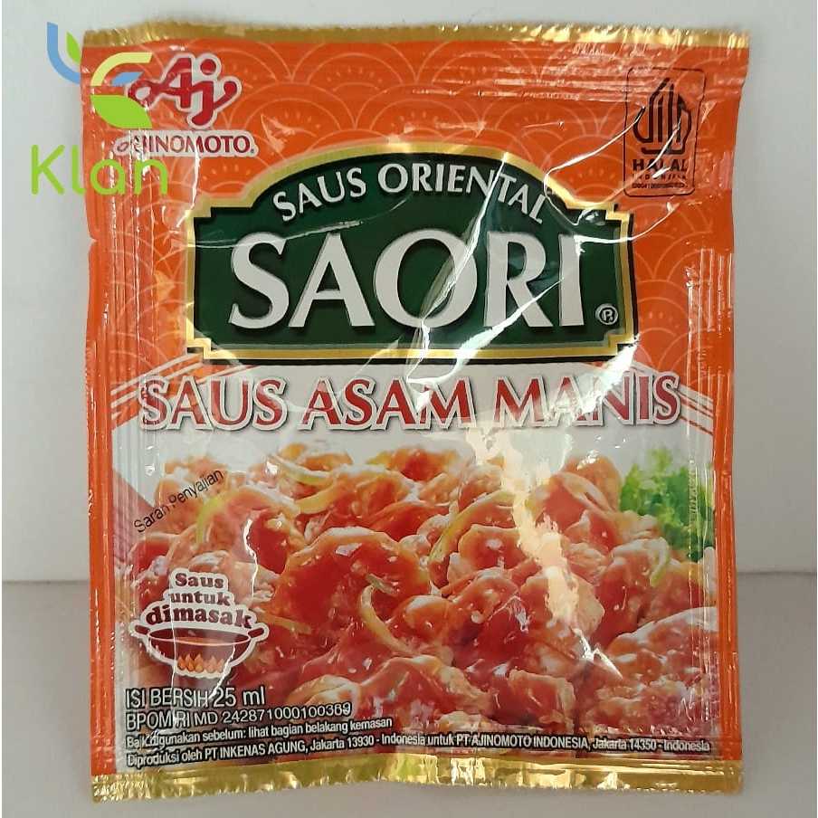 

SAORI SAUS ASAM MANIS SACHET 25ML/ SAOS ASAM MANIS