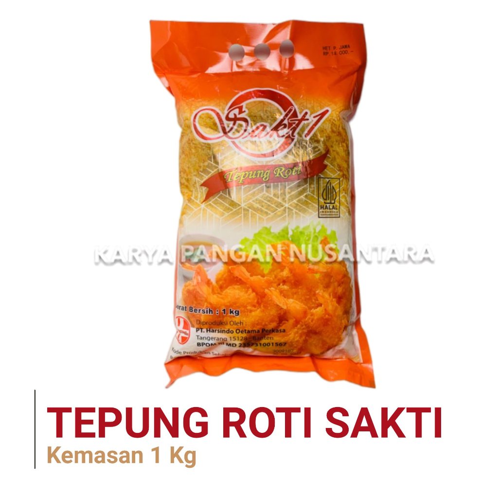 

TEPUNG ROTI SAKTI MIX 1KG SAKT1 BREAD CRUMB MIX TEPUNG PANIR MIX 1 KG