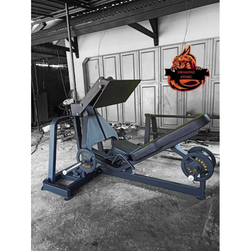 leg press machine loaded plate super tebal awet