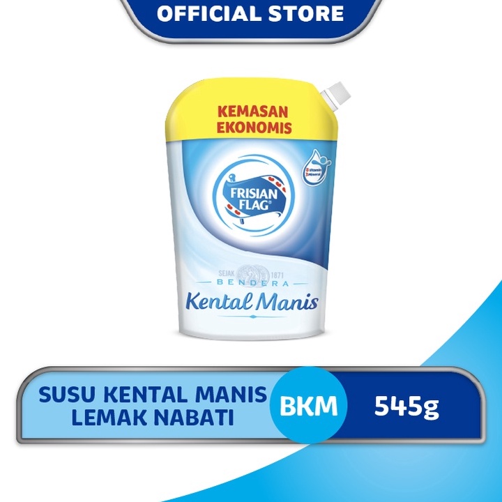 

[✳J3>] Frisian Flag Bendera Kental Manis Pouch 545gr [62]