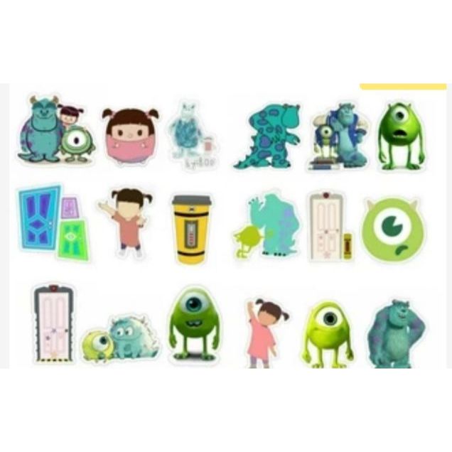 

A6117 STICKER 10PCS (MONSTER INC UNIVERSITY) anti air notebook scrapbook label tempel motif kartun superhero super hero unik lucu atk alat tulis murah kartun komputer leptop handphone hp smartphone koper laptop tembok kulkas sully boo