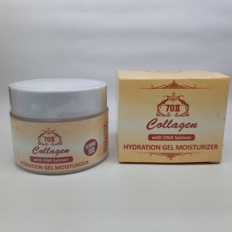 Collagen 702 Hydration Gel Moisturizer With DNA Salmon 50g Ori Bpom
