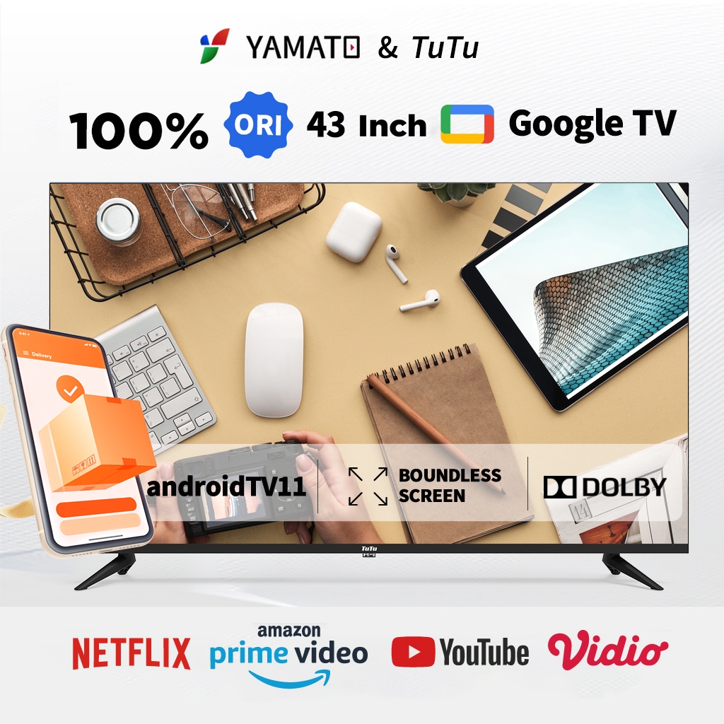 TuTu  ANDROID TV 43 inch LED TV42/43 inch Televisi 100% 43inch TV Smart