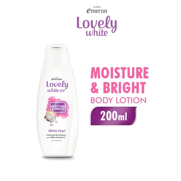 Emeron Lovely White Hand & Body Lotion UV Moisture & Bright (Besar)