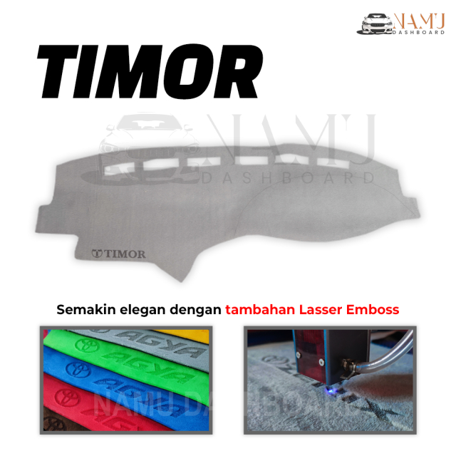1Nakasainya - Alas Bulu Dashboard Mobil Timor Cover Karpet Dasbor Pelindung Premium