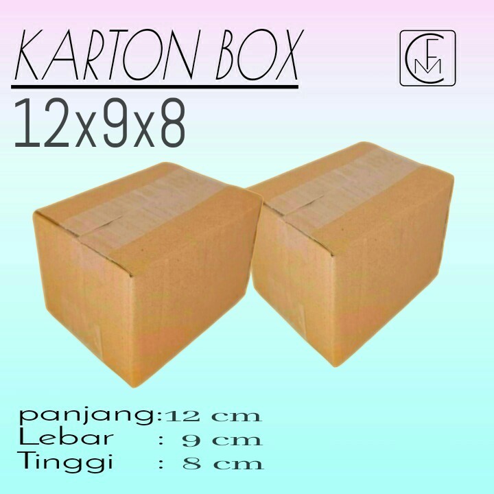 

Karton Box ukuran 12x9x8 Kardus Packing/kardus mini/kardus murah