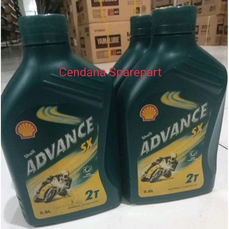 Oli Samping Shell Advance SX2 2T 2Tak 800ml