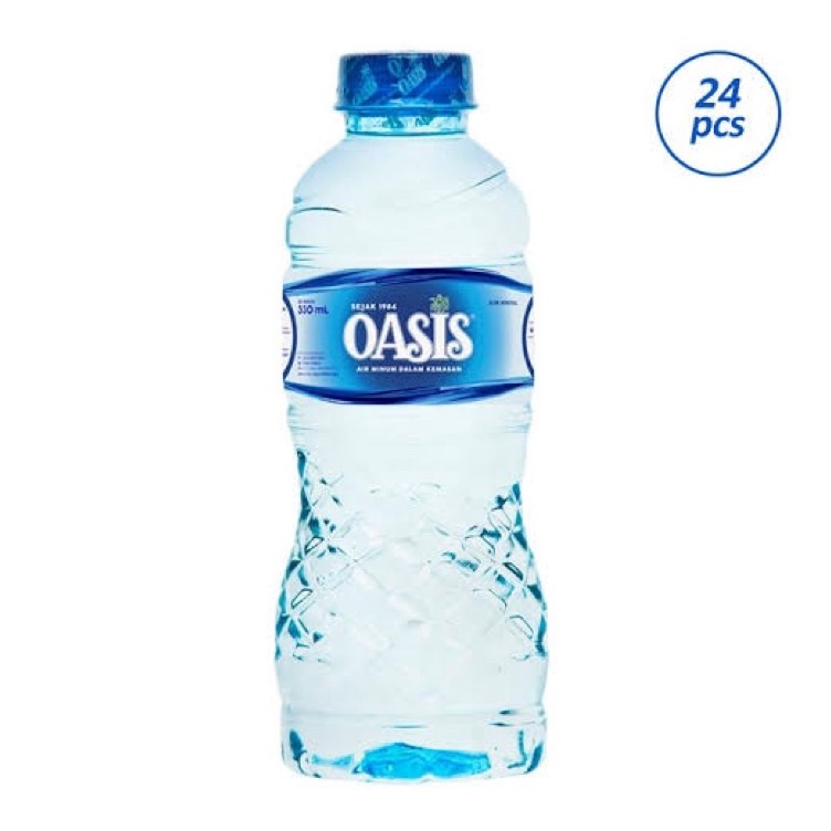 [KODE VYHVY] Oasis 330 Ml Air Mineral Mini Botol Kecil 1 Dus