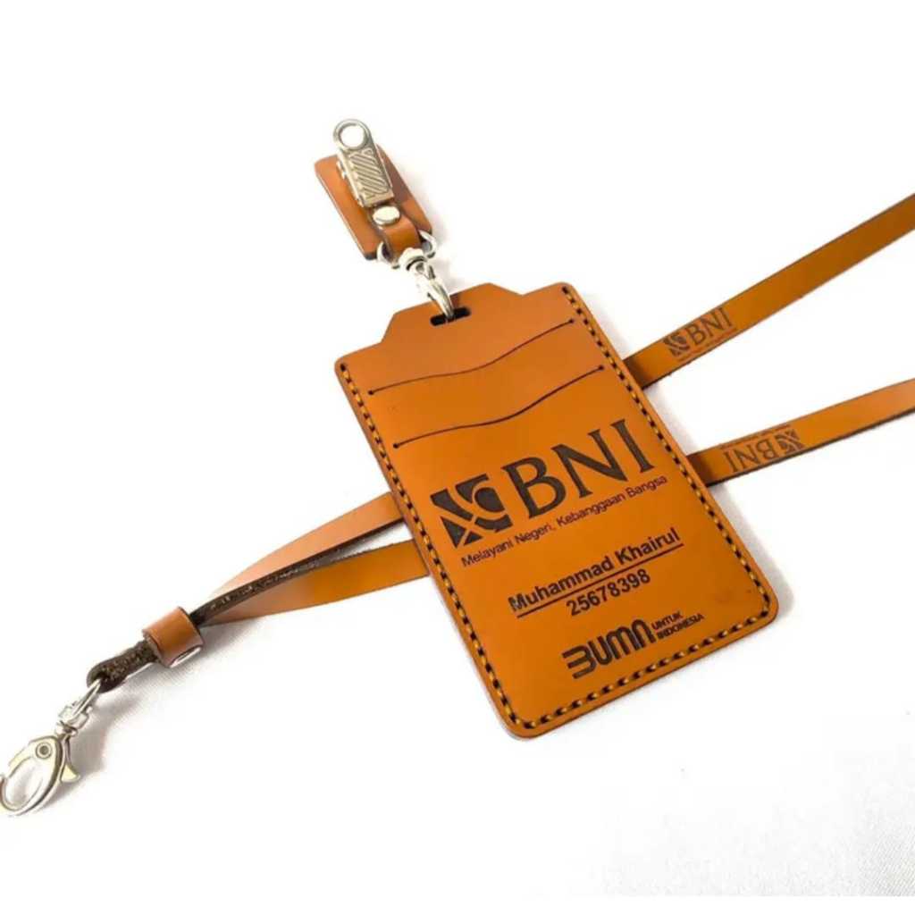 

ID Card Holder Kulit Asli Model Terbaru Best Seller - Name Tag Holder Kulit