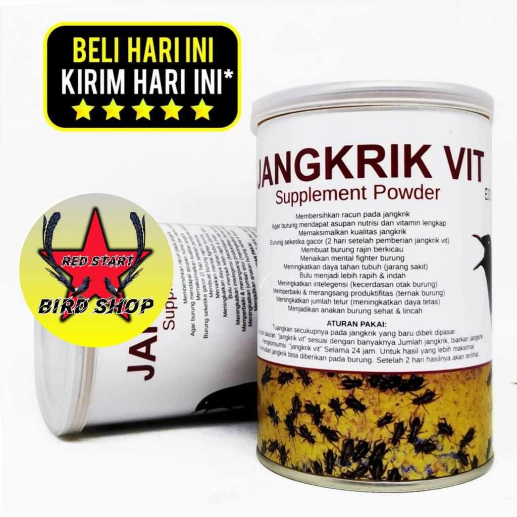 Jangkrik Vit Sempati Pakan Khusus Jangkrik Untuk Burung Murai Kacer Cucak Anis Jadi Gacor Jangkrik-V