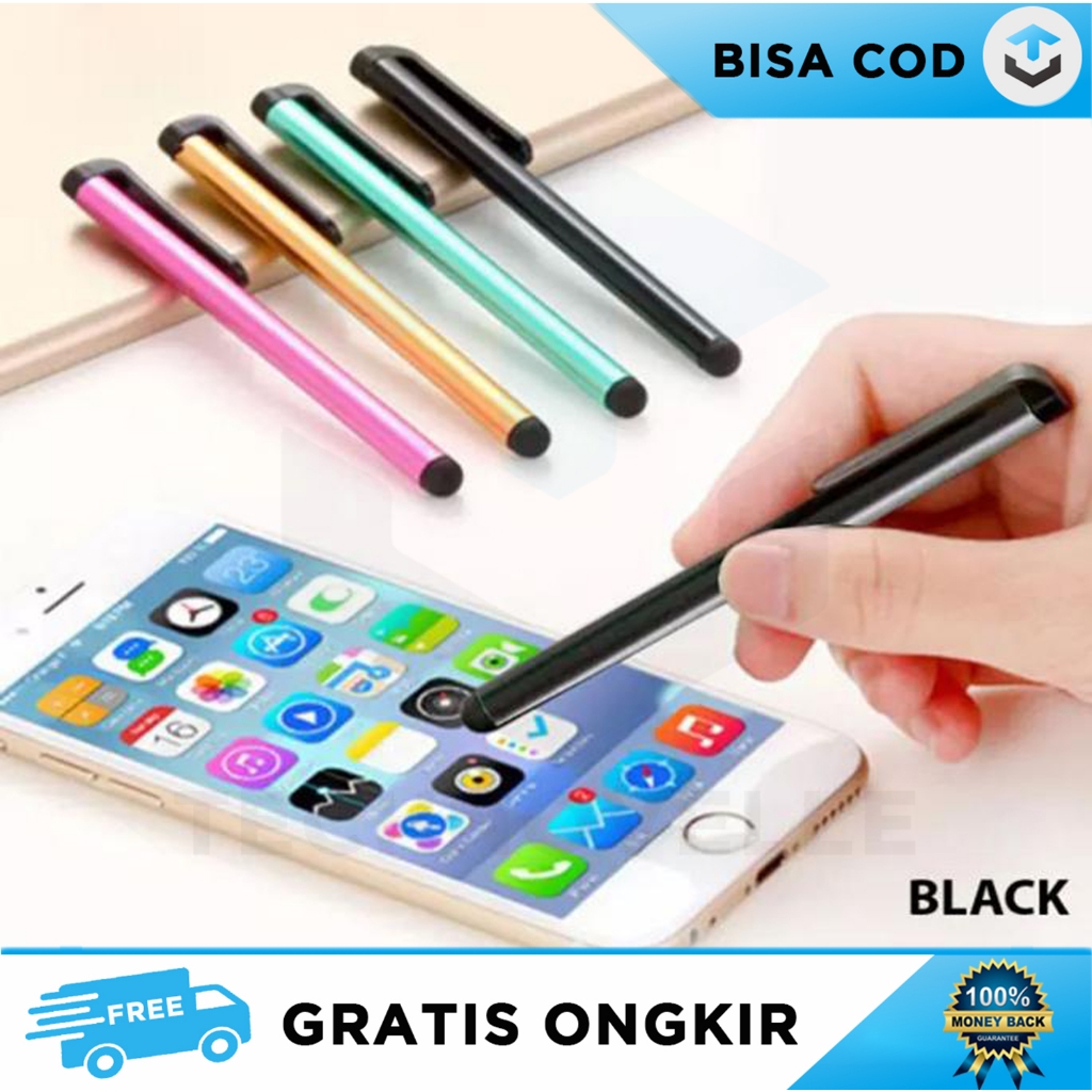 STYLUS PEN UNIVERSAL ANDROID 2 IN 1 HP DAN TABLET TOUCH PEN MURAH