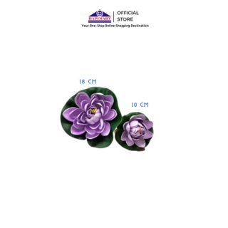 Bunga Teratai Artificial Bunga Lotus Latex Bunga Imitasi Bunga Teratai Air Palsu Hiasan Dekorasi Kol