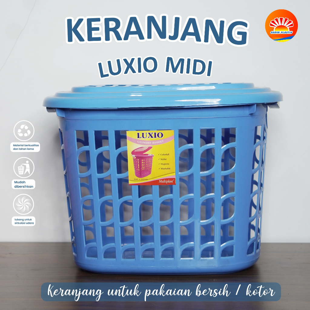 Keranjang Baju Keranjang Laundry LUXIO MIDI MULTIPLAST