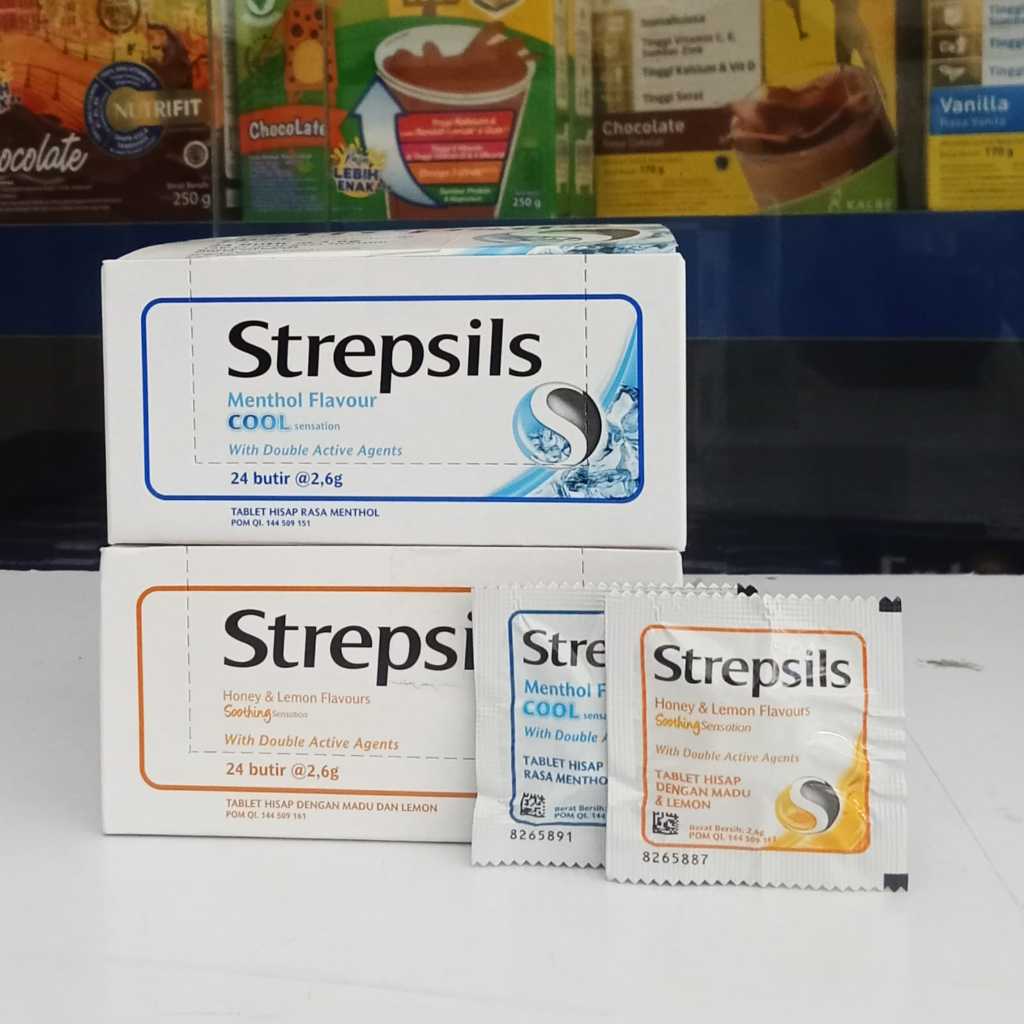 

STREPSILS Permen Pelega Tenggorokan isi 1 tablet