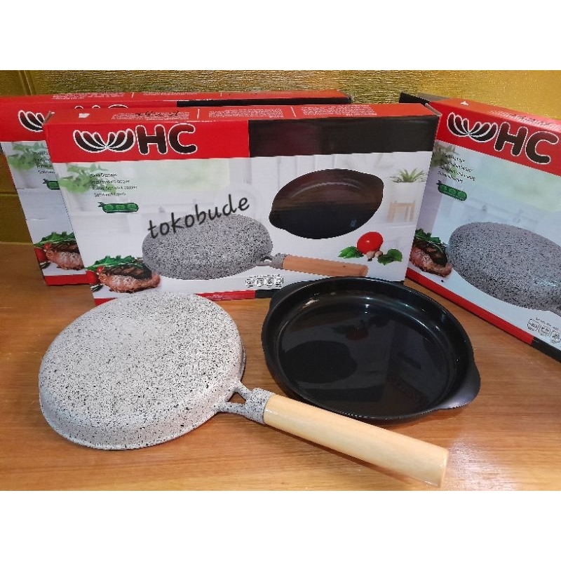 Wajan kwalik terbalik creper marble anti lengket teflon murah bagus