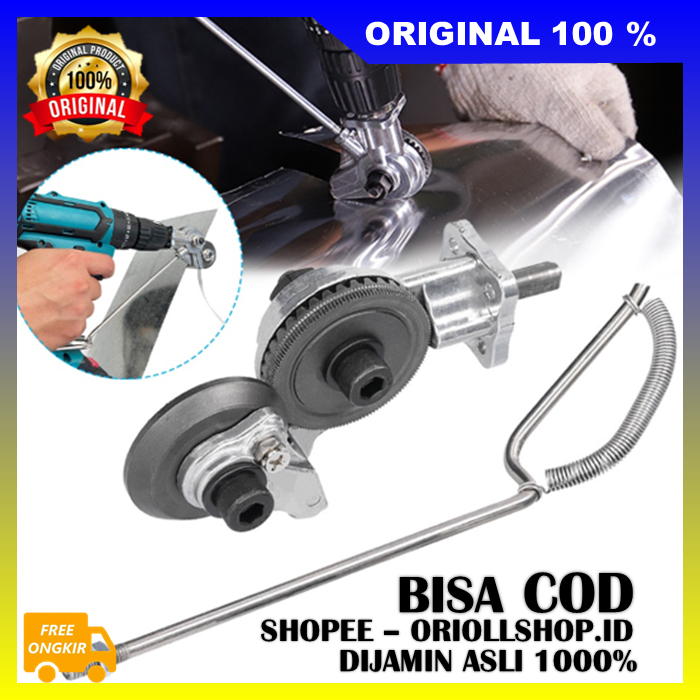 Plate Cutter Adapter / Adaptor Drill Refitting Shears Plate Cutter Alat Potong Plat 100% ASLI