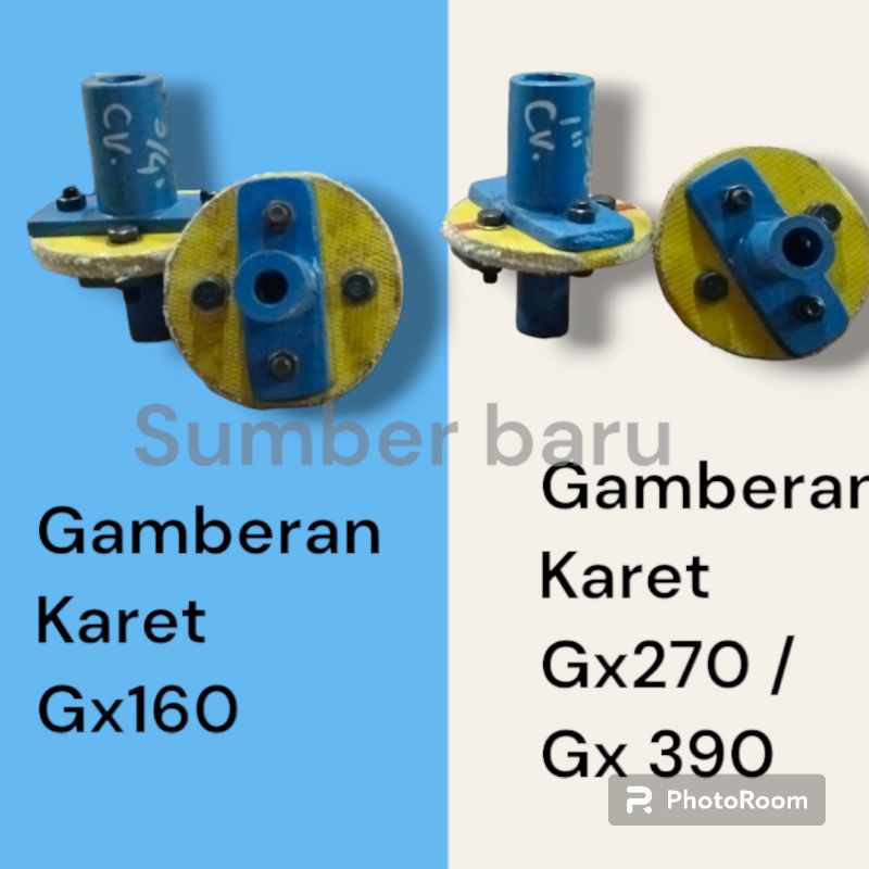 Gambiran karet gx 160 gx 270 gx 390 honda 5.5pk honda 9 pk honda 13 pk