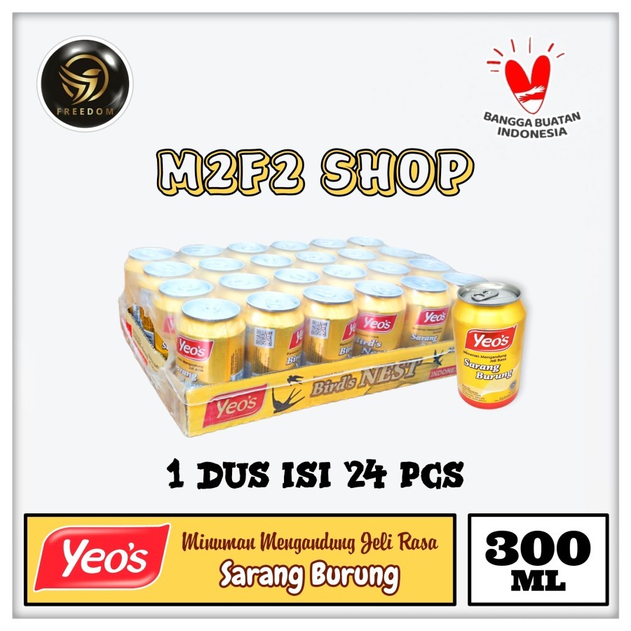 

Yeos Minuman Sarang Burung | Bird's Nest Kaleng - 300 ml (Kemasan Karton)