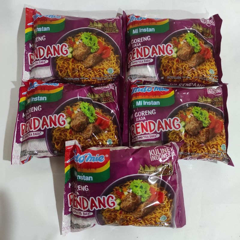 

Indomie Goreng Rendang 91gr 5 bungkus