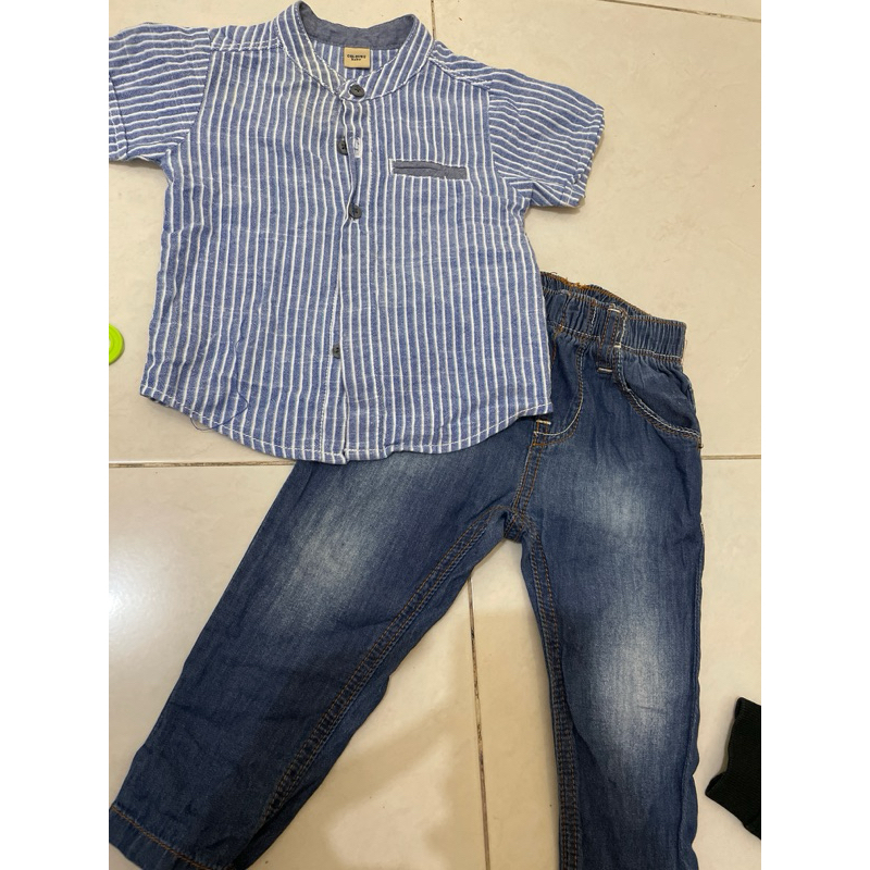 one set jalan anak preloved baju jalan anak