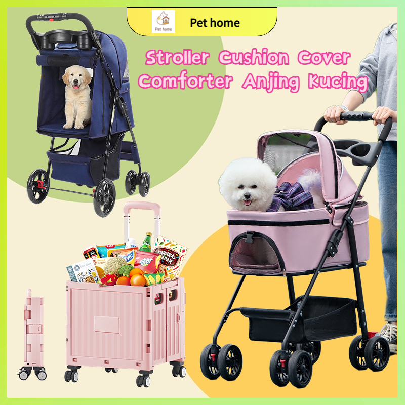 Wil ReadyStroller anjing stroller kucing pet stroller Foldable Pet Stroller Detacable Pet Cargo