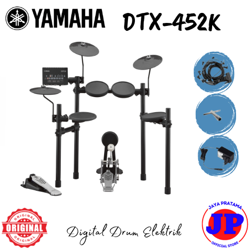 Yamaha DTX452K Electronic Drum Kit Drum Elektrik Original DTX-452K