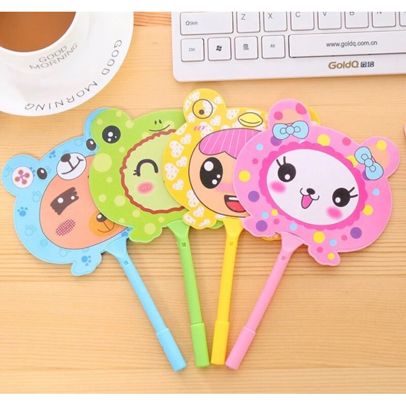Pulpen Kipas/Kipas Pulpen Karakter Lucu