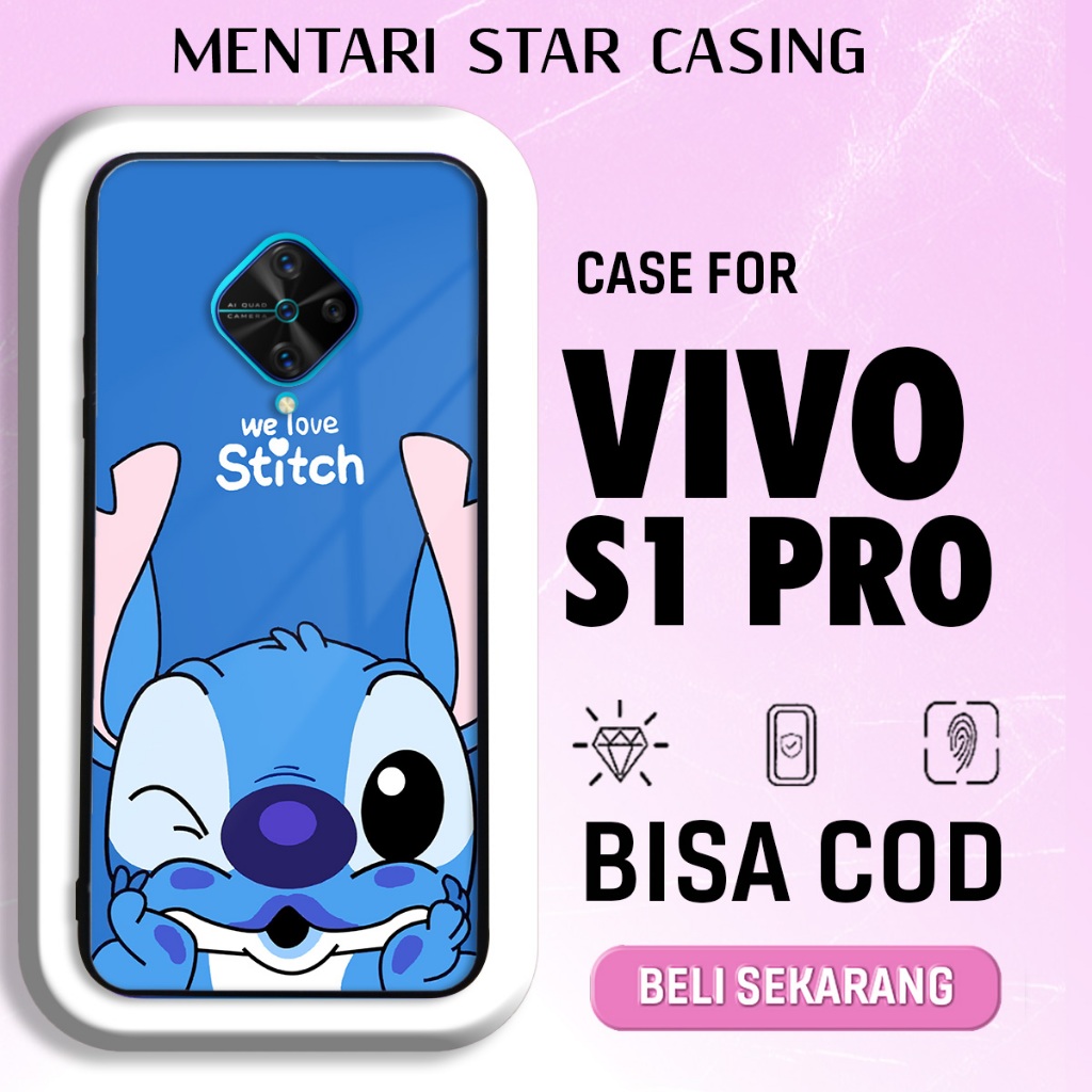 Case hp VIVO S1 PRO Casing VIVO S1 PRO Terbaru Dsny Kartun Estetik Hitam Unik Lucu Keren Softcase Ha